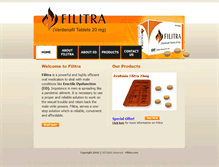 Tablet Screenshot of filitra.com